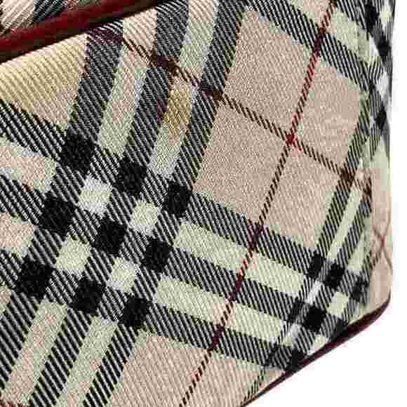 Burberry Blue Label Nova Check Bag Tote Women's - Picture 6 of 9